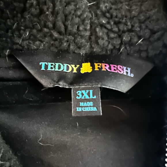 Teddy Fresh BEAR EAR SHERPA HOODED COAT - Picture 4 of 4